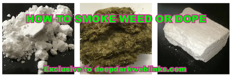 How to smoke weed or dope